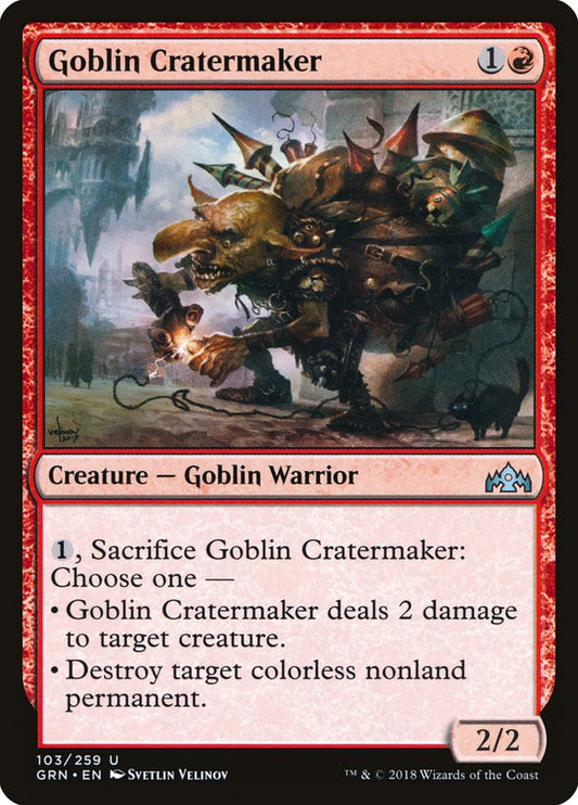 Goblin Cratermaker [Guilds of Ravnica] [Foil]
