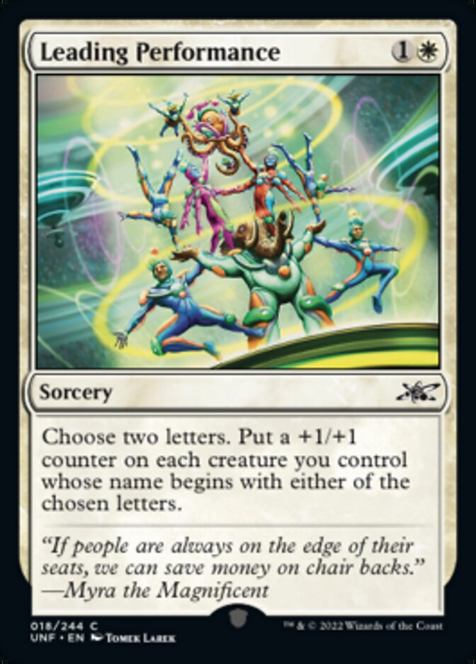 Leading Performance [Unfinity] [Foil]