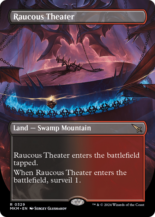 Raucous Theater (Borderless) [Murders at Karlov Manor] [Foil]