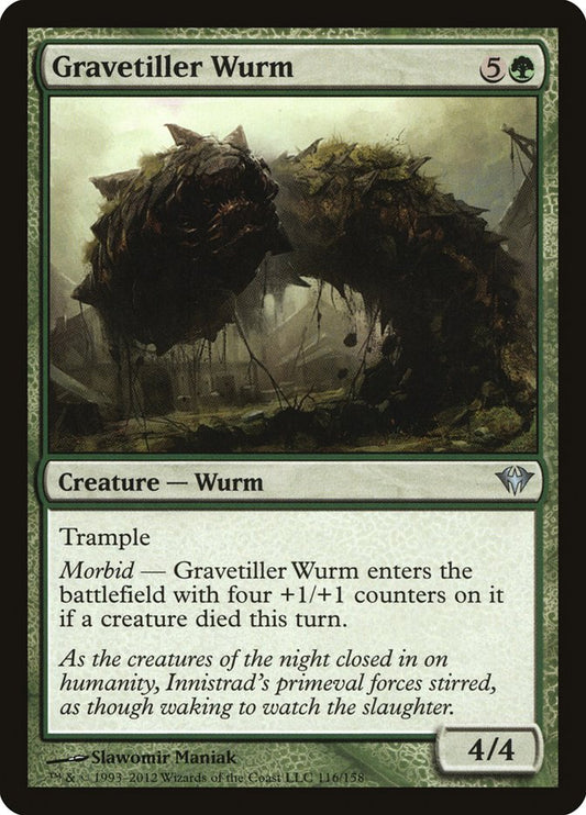 Gravetiller Wurm [Dark Ascension] [Foil]