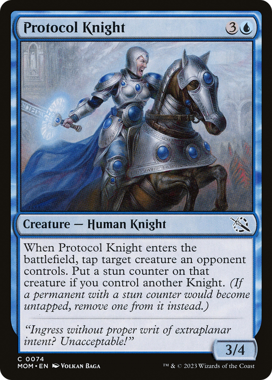 Protocol Knight [March of the Machine] [Foil]