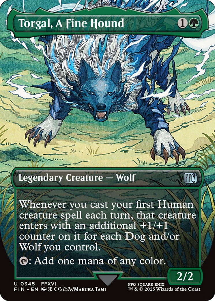 Torgal, A Fine Hound (Borderless) [FINAL FANTASY] [Foil]