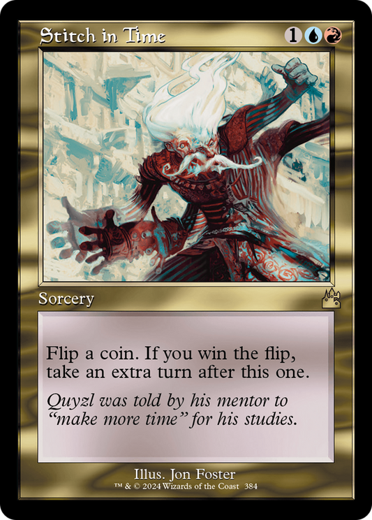 Stitch in Time (Retro Frame) [Ravnica Remastered] [Foil]