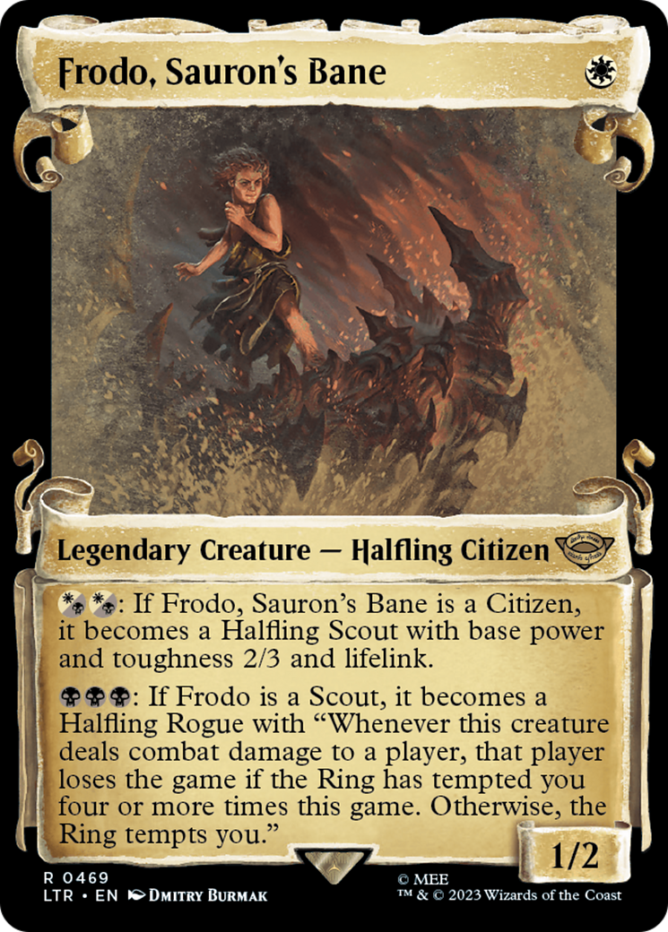 Frodo, Sauron's Bane [The Lord of the Rings: Tales of Middle-Earth Showcase Scrolls] [Foil]