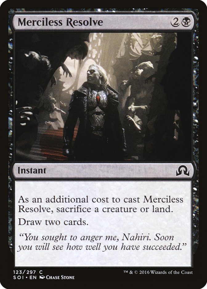 Merciless Resolve [Shadows over Innistrad] [Foil]