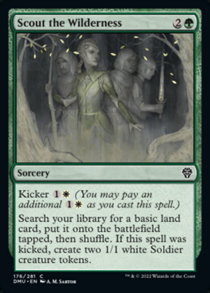 Scout the Wilderness [Dominaria United] [Foil]