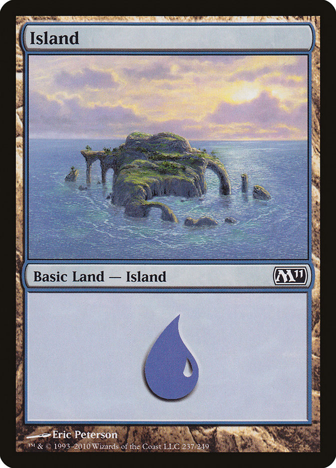 Island (237) [Core Set 2011] [Foil]