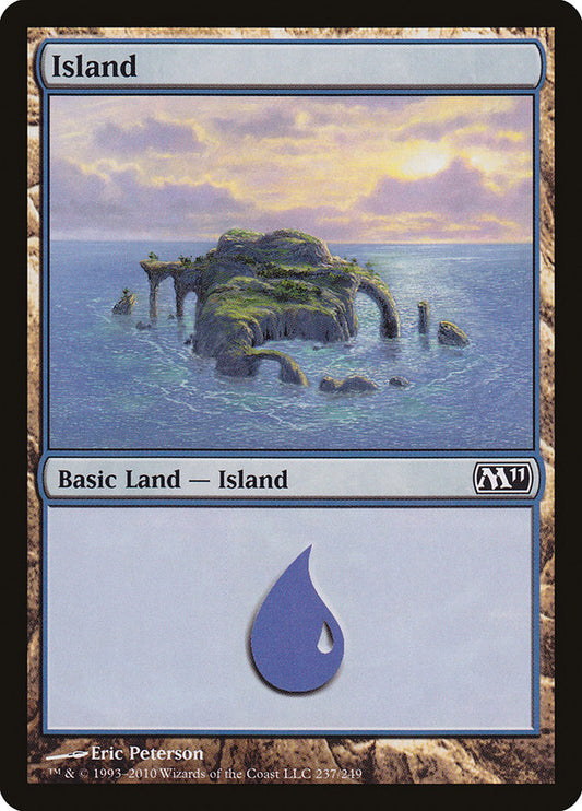 Island (237) [Core Set 2011] [Foil]