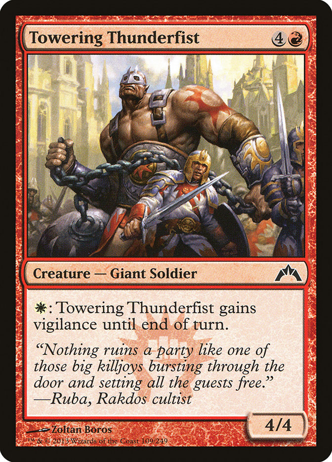 Towering Thunderfist [Gatecrash] [Foil]