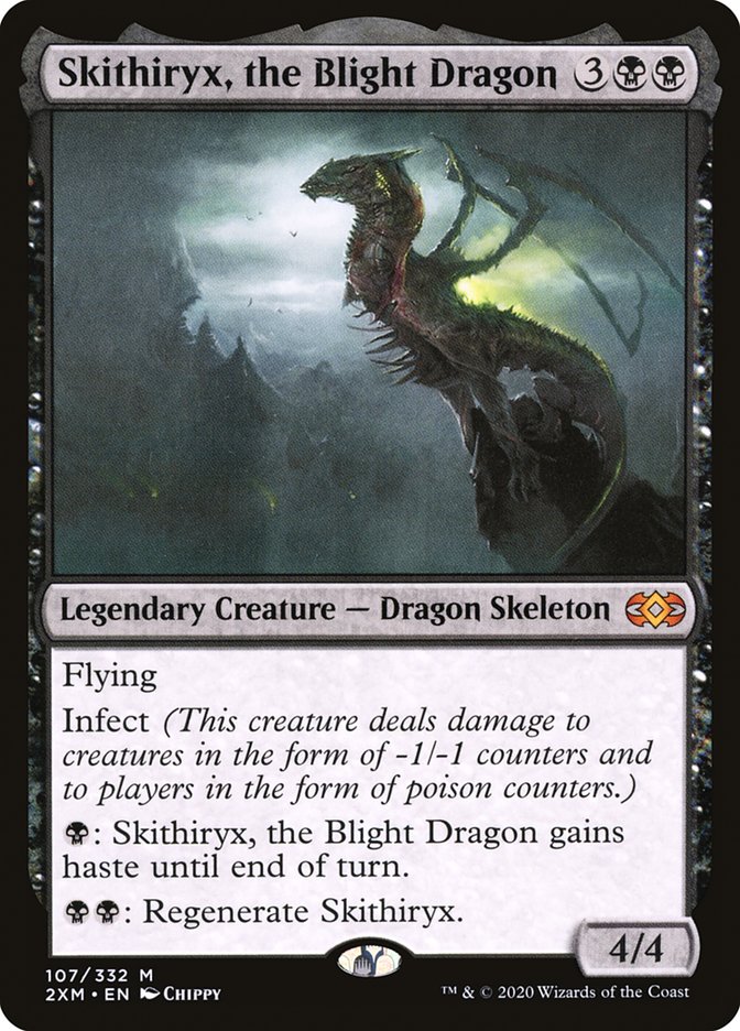 Skithiryx, the Blight Dragon [Double Masters] [Foil]