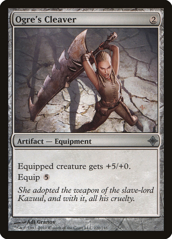 Ogre's Cleaver [Rise of the Eldrazi] [Foil]