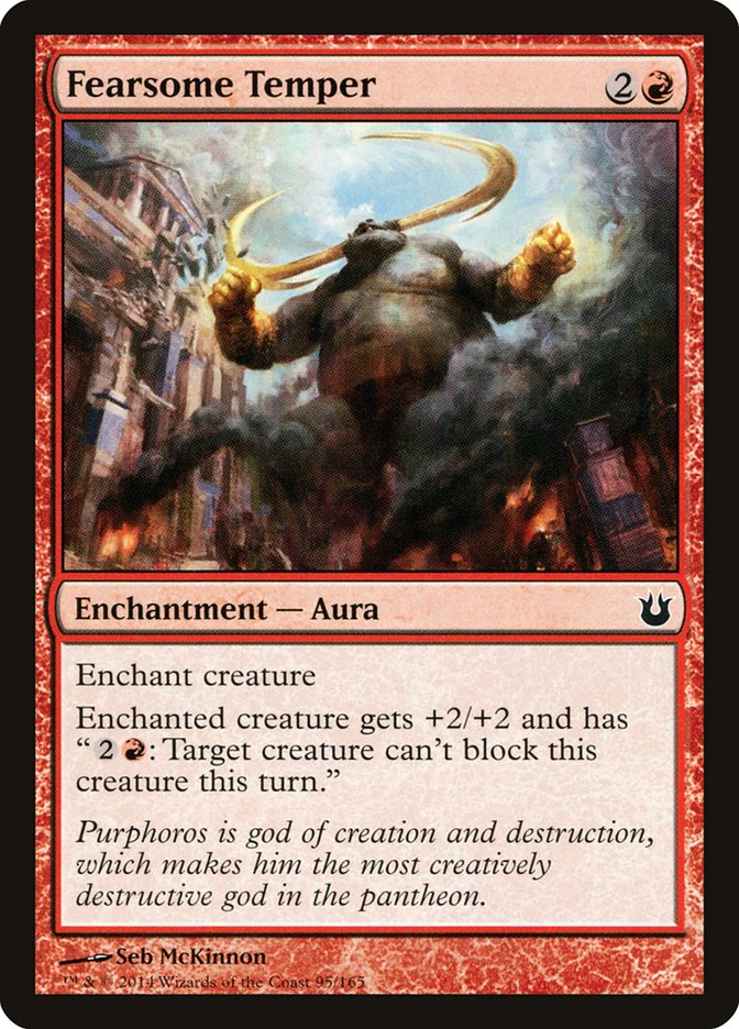 Fearsome Temper [Born of the Gods] [Foil]