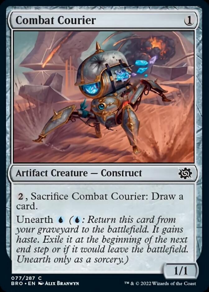 Combat Courier [The Brothers' War] [Foil]