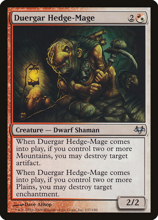 Duergar Hedge-Mage [Eventide] [Foil]