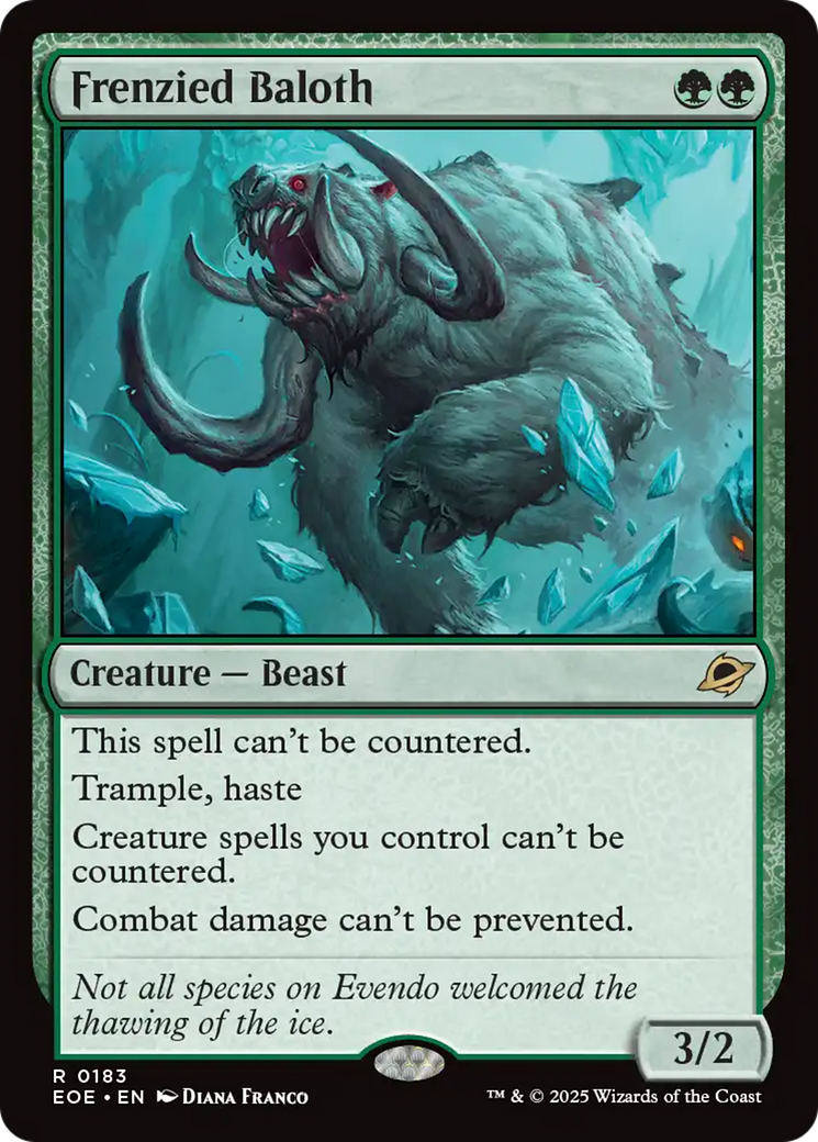 Frenzied Baloth [Edge of Eternities] [Foil]