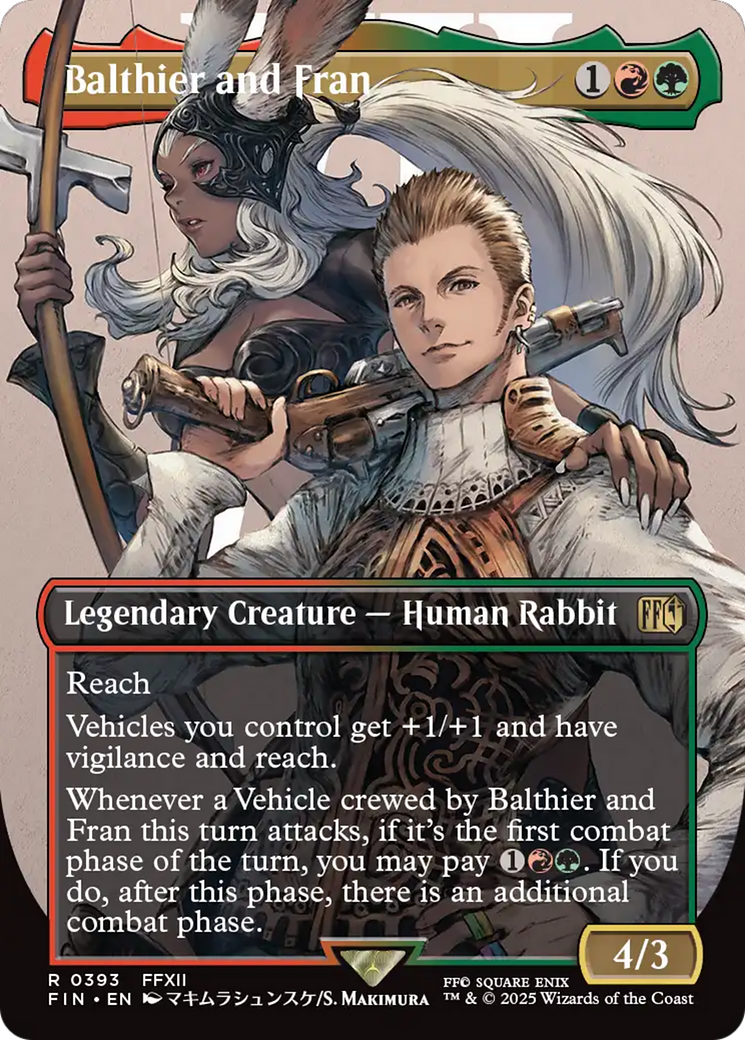 Balthier and Fran (Borderless) (0393) [FINAL FANTASY] [Foil]