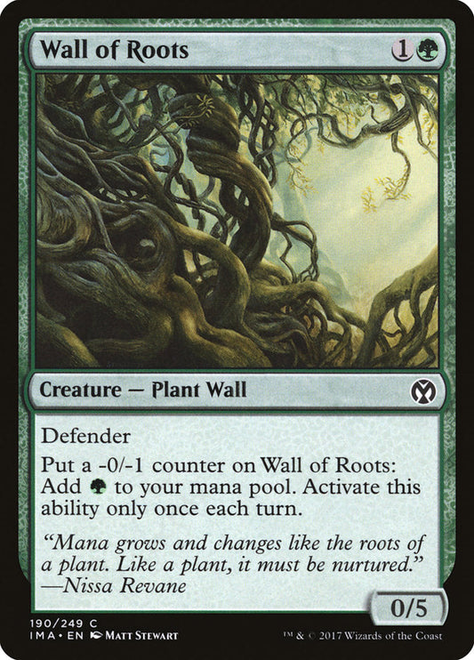 Wall of Roots [Iconic Masters] [Foil]