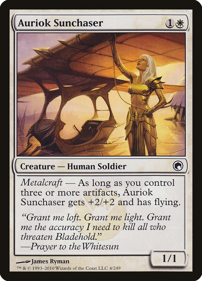 Auriok Sunchaser [Scars of Mirrodin] [Foil]