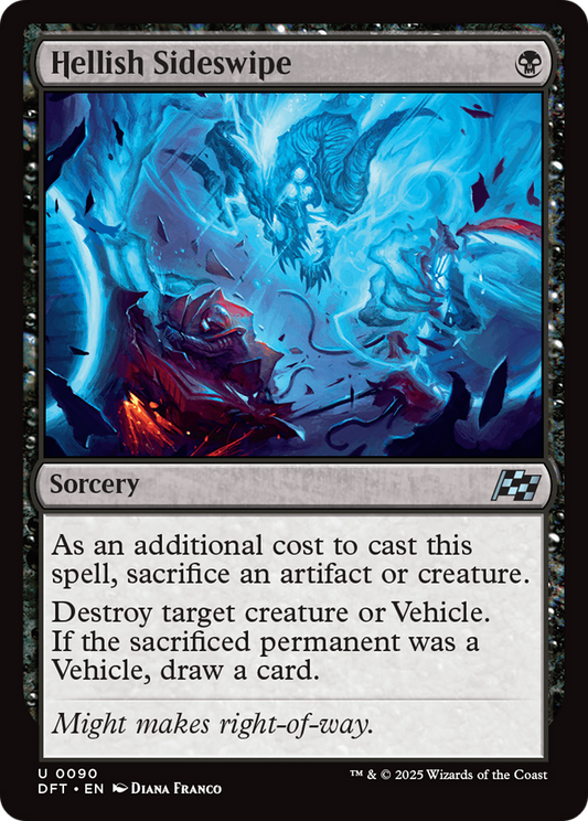 Hellish Sideswipe [Aetherdrift] [Foil]