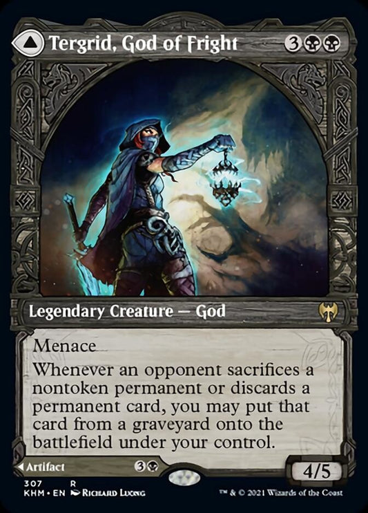 Tergrid, God of Fright // Tergrid's Lantern (Showcase) [Kaldheim] [Foil]