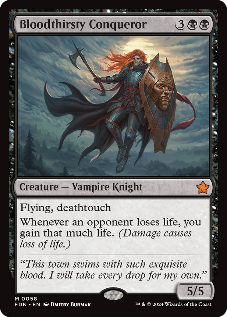 Bloodthirsty Conqueror [Foundations] [Foil]