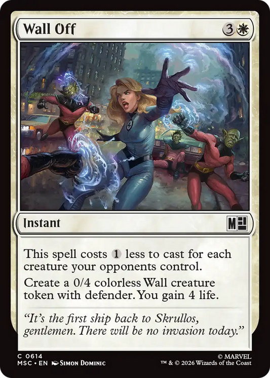 Wall Off [Marvel Super Heroes Commander]