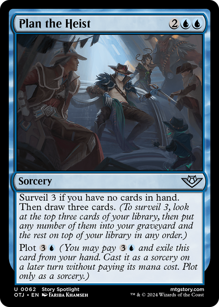 Plan the Heist [Outlaws of Thunder Junction] [Foil]