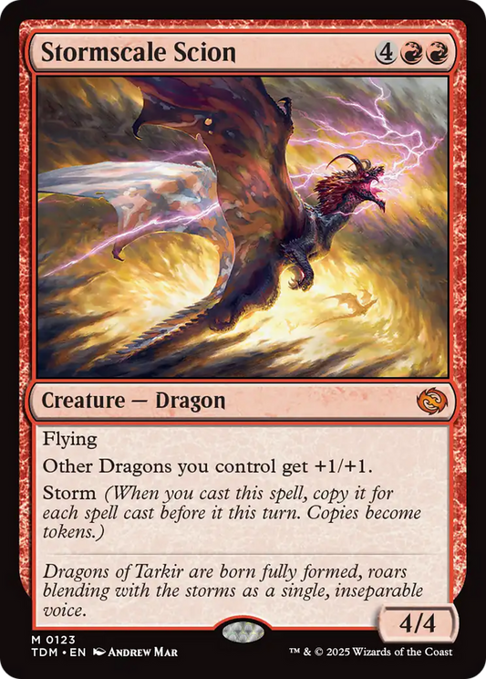 Stormscale Scion [Tarkir: Dragonstorm] [Foil]
