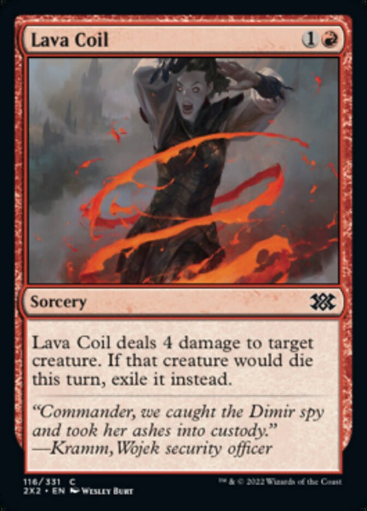 Lava Coil [Double Masters 2022] [Foil]