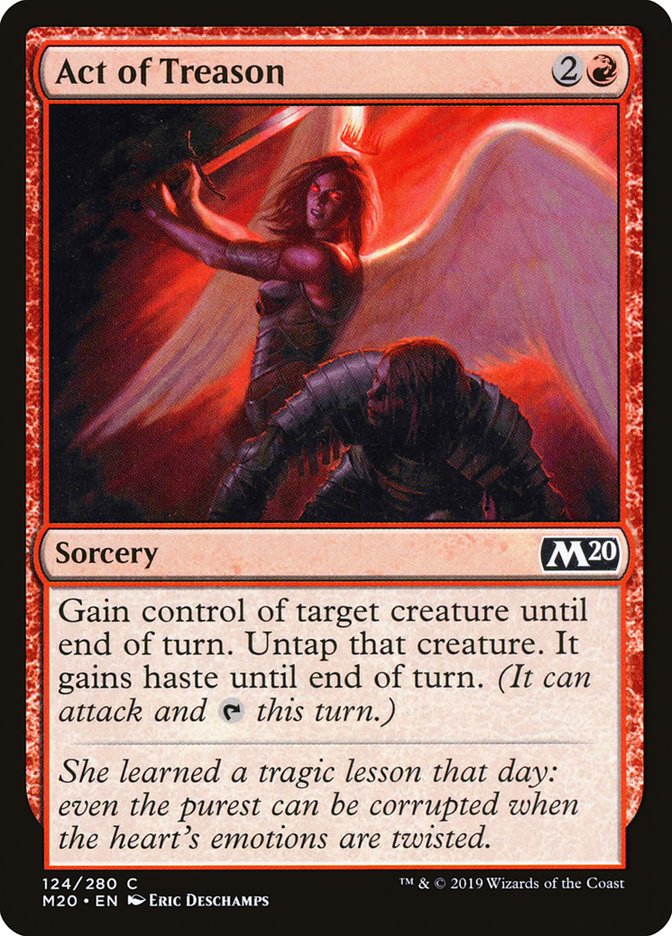 Act of Treason [Core Set 2020] [Foil]