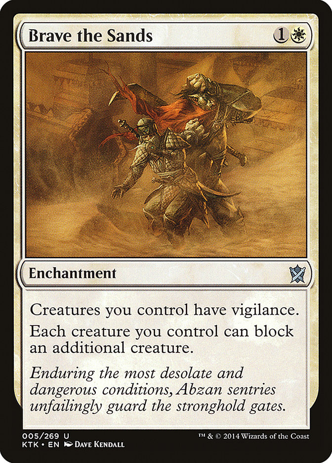 Brave the Sands [Khans of Tarkir] [Foil]