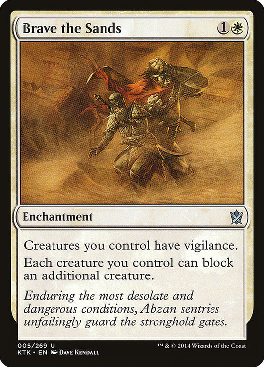 Brave the Sands [Khans of Tarkir] [Foil]