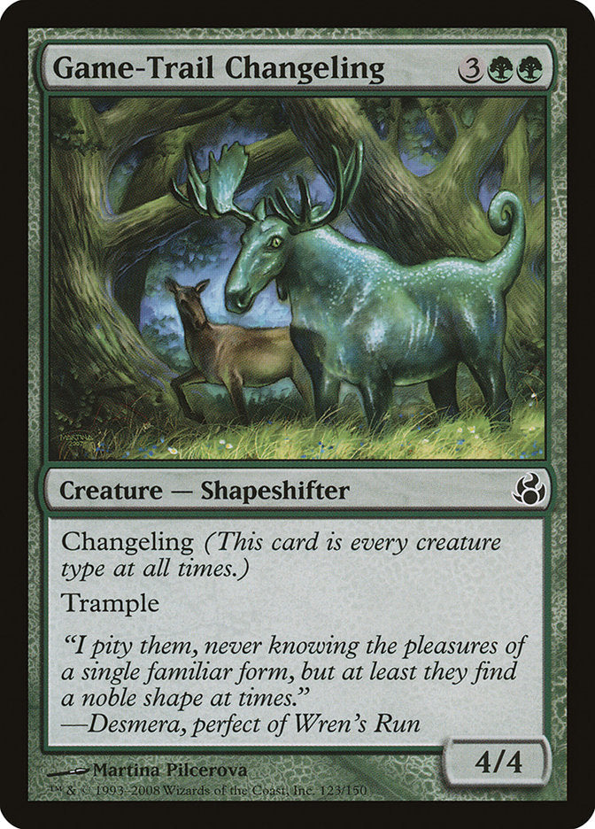 Game-Trail Changeling [Morningtide] [Foil]