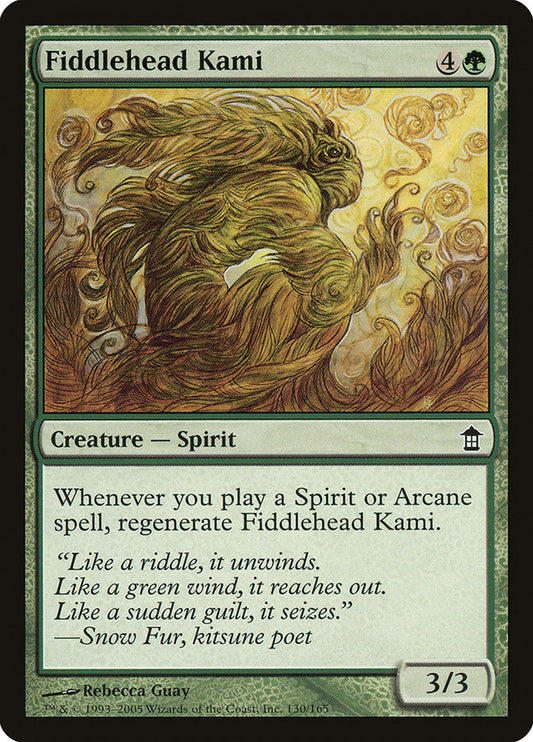 Fiddlehead Kami [Saviors of Kamigawa] [Foil]