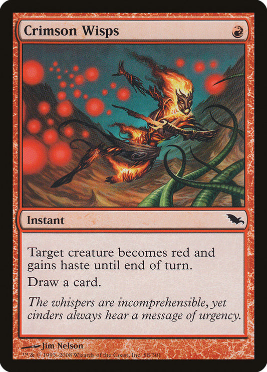 Crimson Wisps [Shadowmoor] [Foil]