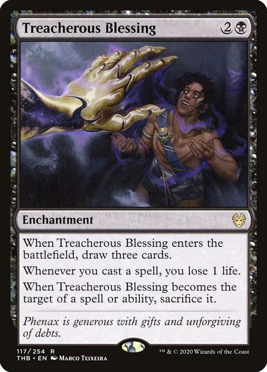 Treacherous Blessing [Theros Beyond Death] [Foil]