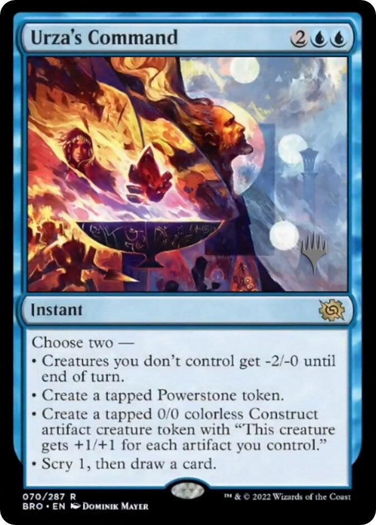 Urza's Command (Promo Pack) [The Brothers' War Promos] [Foil]