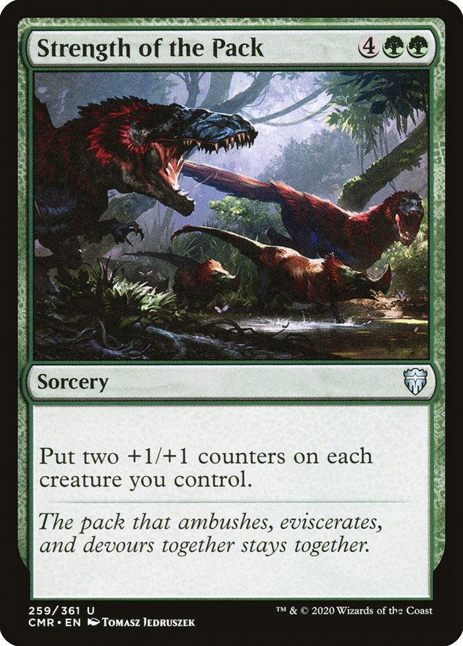 Strength of the Pack [Commander Legends] [Foil]