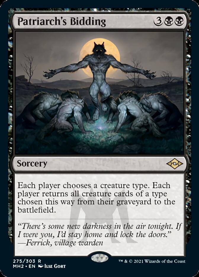 Patriarch's Bidding [Modern Horizons 2] [Foil]
