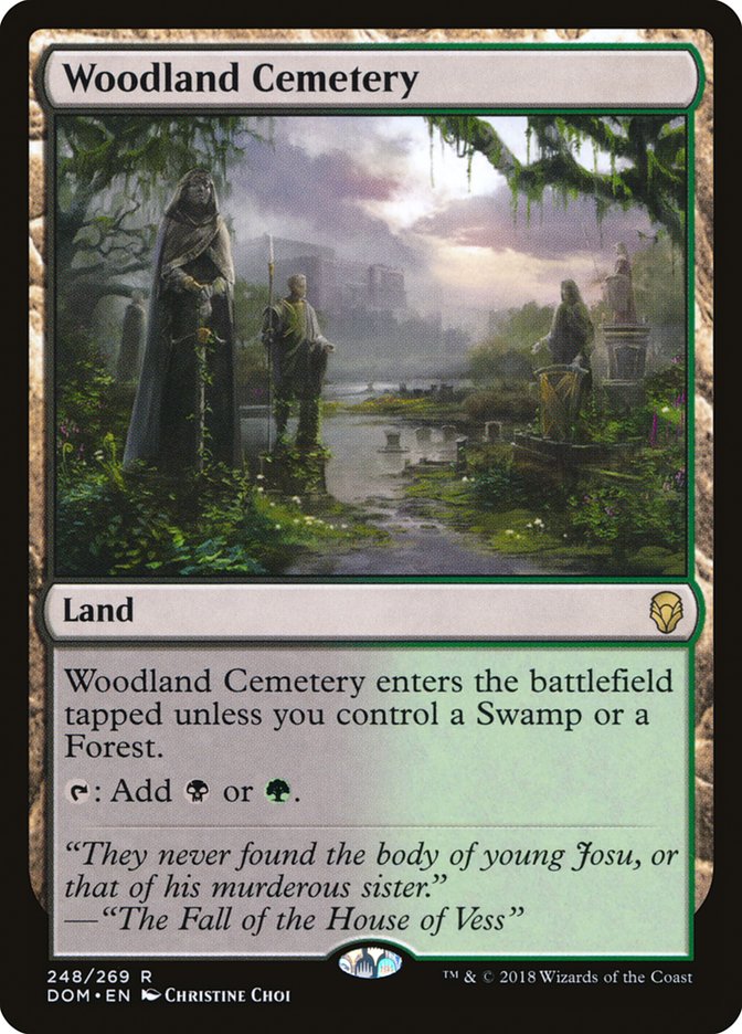 Woodland Cemetery [Dominaria] [Foil]