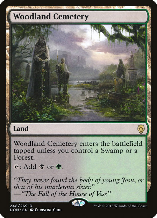 Woodland Cemetery [Dominaria] [Foil]