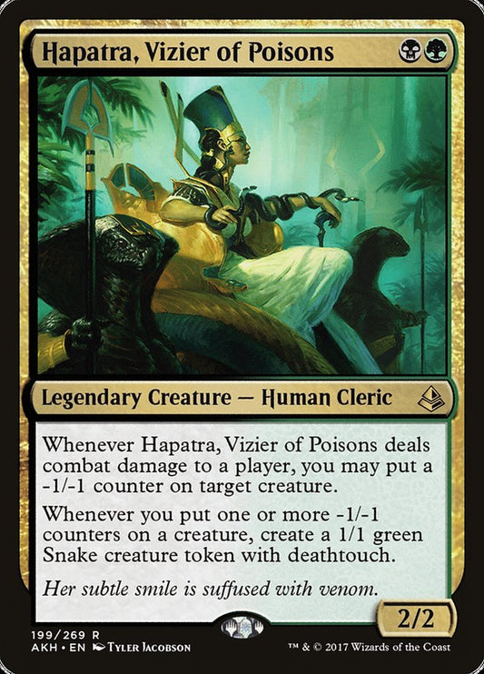 Hapatra, Vizier of Poisons [Amonkhet] [Foil]