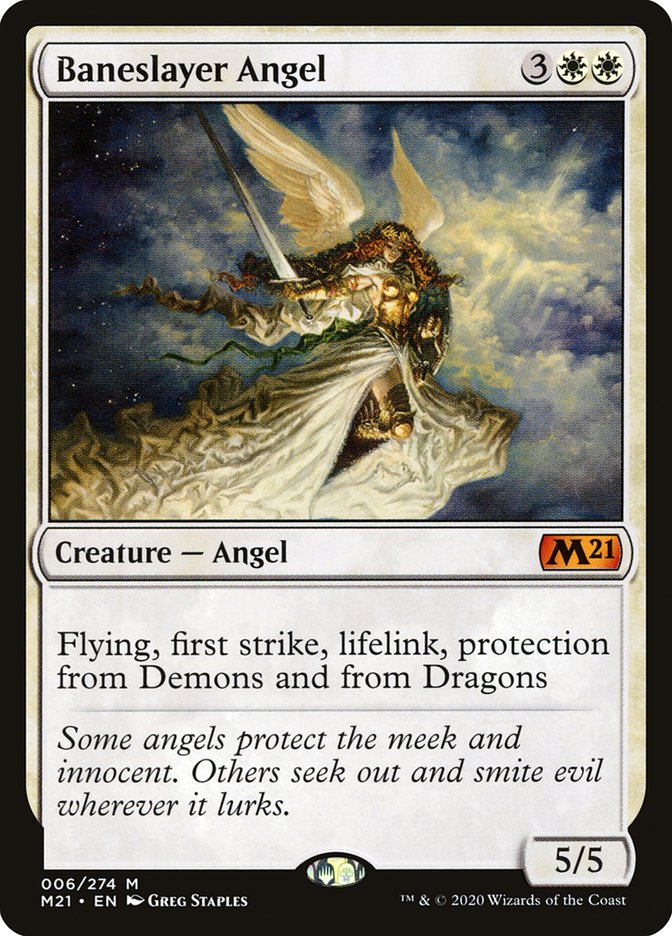 Baneslayer Angel [Core Set 2021] [Foil]