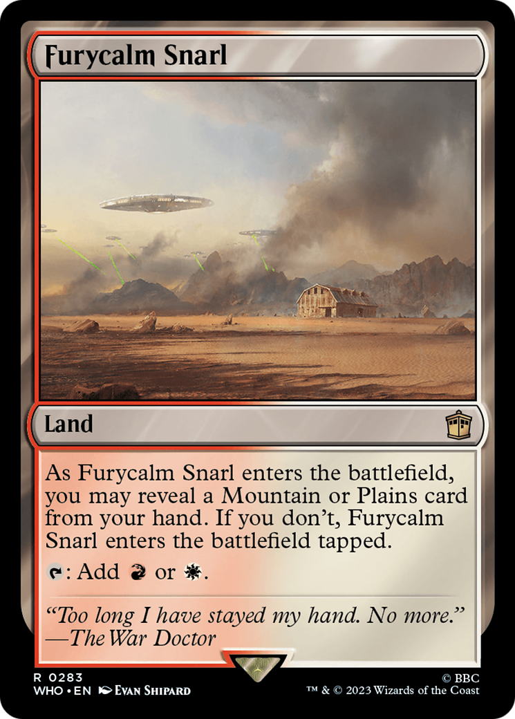 Furycalm Snarl [Doctor Who] [Foil]
