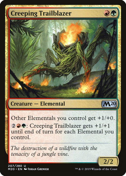 Creeping Trailblazer [Core Set 2020] [Foil]