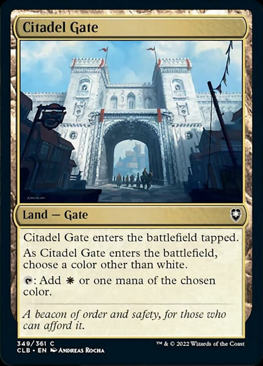 Citadel Gate [Commander Legends: Battle for Baldur's Gate] [Foil]