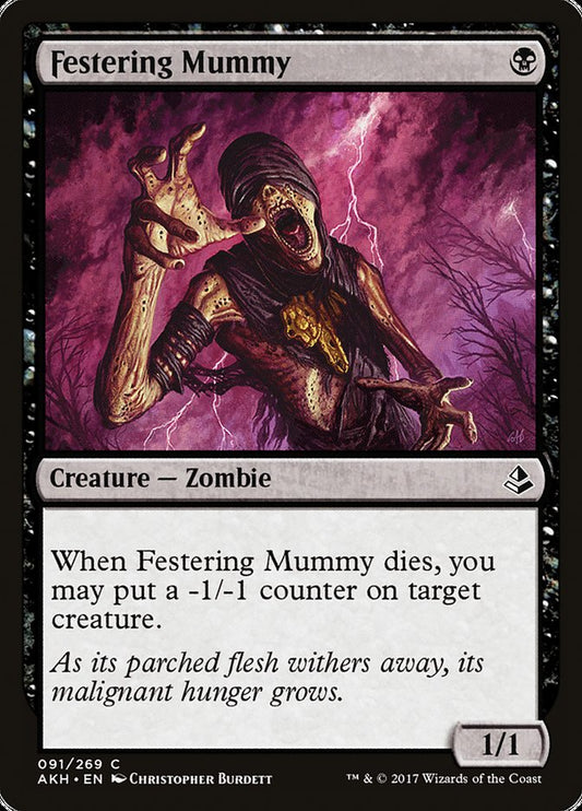 Festering Mummy [Amonkhet] [Foil]