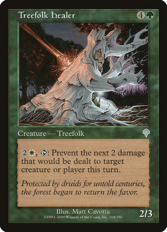 Treefolk Healer [Invasion] [Foil]