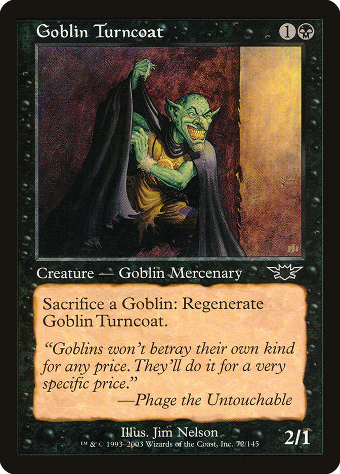 Goblin Turncoat [Legions] [Foil]