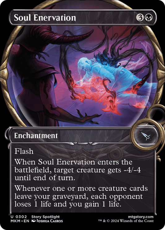 Soul Enervation (Showcase) [Murders at Karlov Manor] [Foil]